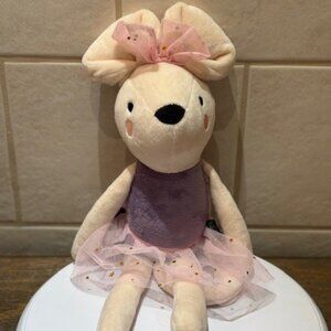 Cynthia Rowley Rare Plush Mouse Ballerina Doll Curious New York 15”